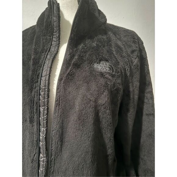 The North Face black Osito zipper front soft jacket L - Picture 10 of 11